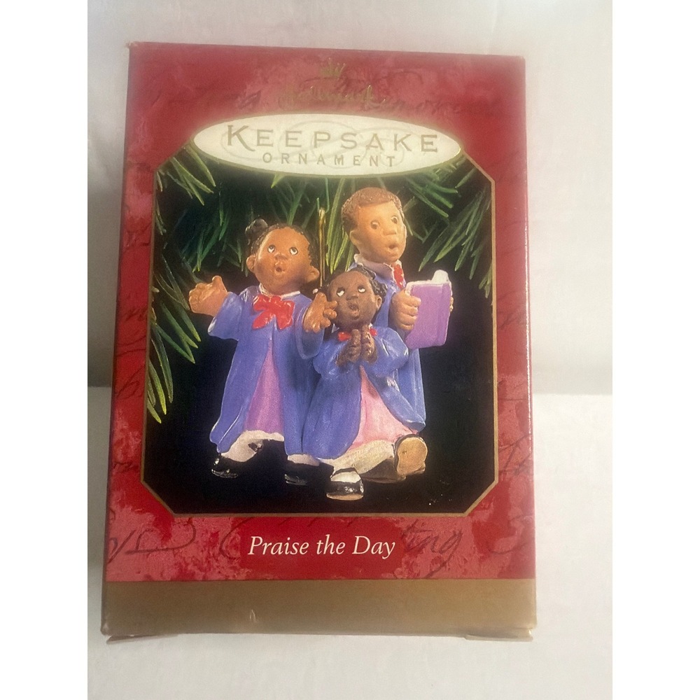 1999 Hallmark Keepsake Ornament Praise the Day Choir Children Sue Tague QX6799